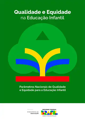 Uma menina negra com trancinhas está sentada em uma cadeira vermelha de plástico, apoiando o braço em uma mesinha rosa. A imagem ilustra publicação com o documento 